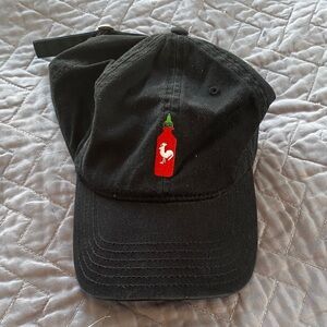 Sriacha Bottle Embroidery Hat OSFA